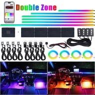 ((22 In 1) LED Car Ambient Light Car LED Light Strip Symphony Acrylic Light Guide Strip DIY Car Deco