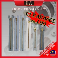 [CLEARANCE RM1] Original YKK/OEM 4YG Jeans Zipper/Zip untuk Jeans