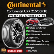 Continental UX7 General Tire HT6 Proton X50 Mazda CX-30 215/55R18 215-55-R18