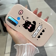 Phone Case For Realme 5 5i 5s 6i C3 C3i Case Case Butterfly Group HP Pattern Round Fat Silicone Soft