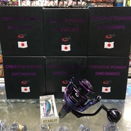 G-TECH CREATIVE POWER SW 3000 4000 5000 SPINNING REEL WITH FREE GIFT