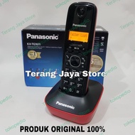 MERAH Panasonic KX-TG1611 Wireless Phone (Red) KX-TG 1611 Home Phone