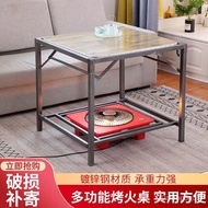 superior productsMultifunctional Foldable Thickened Thermal Table Galvanized Steel Square Table Winter Heating Table Lux