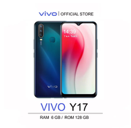 โทรศัพท์ มือถือ พร้อมจัดส่ง Vivo Y17 Ram6GB Rom 128GB Android 9.0 หน้าจอ HD 6.35นิ้ว รับประกัน 1 ปีฟรีอุปกรณ์ครบชุด
