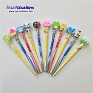 [SG] 10 pc bulk Pencils with Cute Eraser Birthday Goodie Bag Toy Stationery Gift Christmas