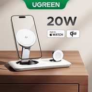 UGREEN 2-in-1 Qi2 20W Wireless Charging Station Qi2 MPP Certified Magnetic 15W for iphone 5W Compati