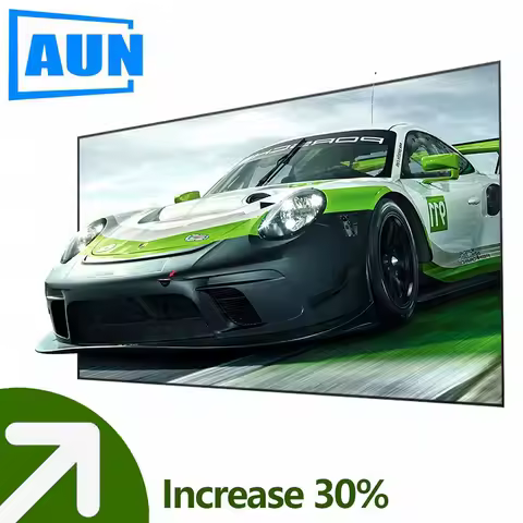AUN U002 4K Projector Android 200 Inch LED VideoProjector 1080P FHD Mini WiFi Auto Focus 3D Home The