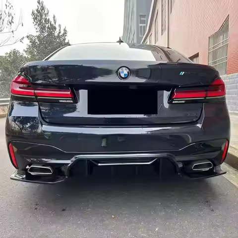 Car Rear Bumper Splitter Side Spoiler Body Kit Tuning For BMW 5 Series G30 G31 M-Pack 2017-2023 With
