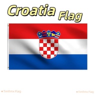 90x150cm Croatia Flag Croatia Flags Banner for Outdoor Celebrations Home Garden Porch Party Decorati
