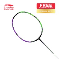 LI-NING HALBERTEC 9000 BADMINTON RACQUET - GREEN/PURPLE - AYPU021