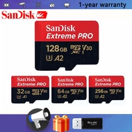 Sandi Extreme PRO Micro SD TF Card 32GB 64GB 128GB, A2, V30, U3 Mobile Phone Tablet Flash Card 256GB, 1TB, 512GB, Suitable for CCTV, Camera, Drone