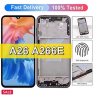 Super AMOLED สําหรับ Samsung Galaxy A26 5G จอแสดงผล LCD Touch Screen Digitizer ASSEMBLY สําหรับ Sams