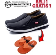 Sepatu Beli 1 Gratis 1 Slip On Casual Cewek Cowok Premium | Sepatu Import | Larocking | Geoff Max | 