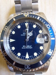 Tudor Submariner 79090 diver watch blue dial Rolex Oyster case 刁舵 潛水錶 勞力士 錶殼 帝舵錶