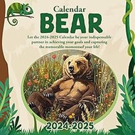 Bear Cαʅҽɳԃαɾ 2024-2025: 16 Months of The Animal from Sep 2024 to Dec 2025,Square 8.5 x 8.5 Inches G
