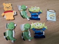 三眼仔， 抱抱龍，小熊維尼公仔 玩具總動員Toy Story