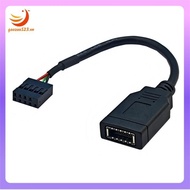 [gaozuo523.vn] USB 9PIN to TYPE-E Adapter Cable USB 9PIN to TYPE-E Cable USB Front Panel Adapter Cab