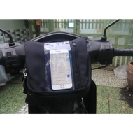 Vertical Motorcycle Phone Bag for Raining To Watch Google Map, Waze, Store Things, Grab, Food Panda,