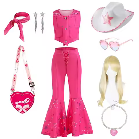 Girls Cowgirl Dress 2-12 Yrs Toddler Costume Cosplay Outfit Halloween Apparel