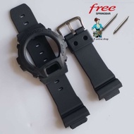 DW600 STRAP AND BEZEL G//SHOCK DW6900 STRAP AND BEZEL REPLACEMENT SET MATTE BLACK