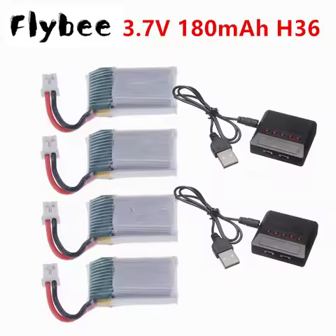 1/3/5/10Pcs 3.7v 180mah 651723 LIPO Battery For JJRC H36 E010 E010C E011 E013 F36 NH010 Battery RC Q