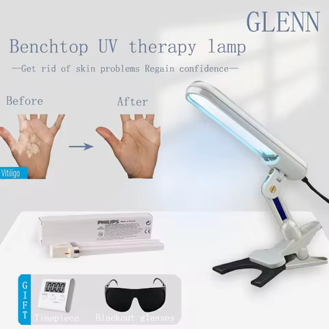 Uvb 311nm Light Therapy For Eczema Vitiligo Psoriasis Dermatitis Skin Problems Treatment Uv Lamp 110