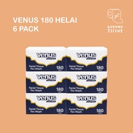 Venus Tissue Facial Tissue 180 Sheets [6 Pack]