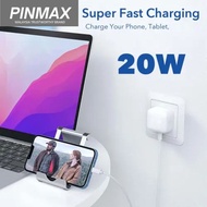 Original Pinmax 20w Fast Charger With LED Light USB C Fast Charging Adapter With Cable For Ip Type-C