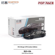Metal Porsche 992 Stinger GTR Carbon Model 1/64