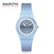 Swatch Gent FROZEN WATERFALL SO31L100 Blue Silicone Strap Watch