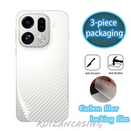3D Back Carbon Fiber Screen Back Film Phone for Oppo Find X9 Pro 5G X9Pro 2025 Anti-Scratch Protecti
