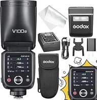 Godox V100 O Camera Flash Speedlite, V100O 100W Touch Screen Flash, HSS 1/8000s Sync, Compatible wit