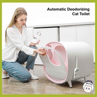 Automatic Cat Litter Box Smart Deodorizing Cat Toilet Intelligent Smart Cat Litter Box / Bekas Pasir