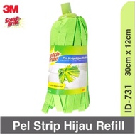 HIJAU 3m SCOTCH BRITE Green STRIP Mop REFILL ID 731