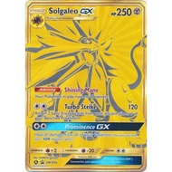 Pokemon TCG Card Solgaleo GX SM Hidden Fates Promo SM104a Golden Secret Rare