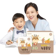 [Cheonho N Care] Children's Deer Antler Red Ginseng 40ml*10 Pack Health Drink Korean Red Ginseng Zinc Vitamin Mineral / from Seoul, Korea