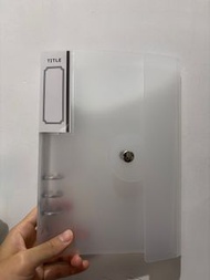 透明6孔活頁文件夾