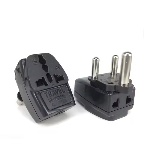 2 in 1 Type M Large 15 amp BS 546, 2 Port Multi Outlet Black Color 1 TO 3 EU AU USA PLUG 16A South A
