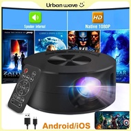 Mini Projector YT200 HD LED Projector YT200 Mobile Projector 1080P - with USB and HDMI socket - home