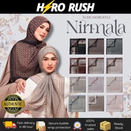 Tudung Ruffle White Label Collection - Nirmala/Akasia/Meraki/Vintage Garden/Rawdah/Malika/Autumn In 