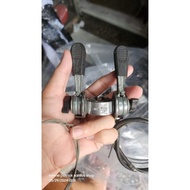 classic downtube shifter 28.6 clamping alloy brandnew oldstock 7 to 9spd friction ty 450 pesos