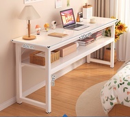 AIBG  โต๊ะ โต๊ะคอม 160/140/120CMโต๊ะทํางาน 2ชั้น ชุดโต๊ะทํางาน ไม้โต๊ะทำงานถูกๆ โต๊ะวางคอมใหญ่ OFFIC