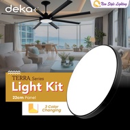 deka+ TERRA Series 22cm LED Light Kit 33W 3C Tri Color Changing for TERRA72 TERRA82 TERRA92 Ceiling 