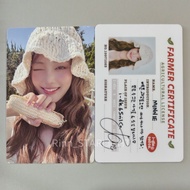 Idle minnie photocard official photocard idle 2026 seasons greetings kpop malaysia 🍀 have freebies