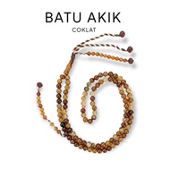 Tasbih Batu Akik Mesir 🇪🇬 | Coklat | Biji100 | 8mm