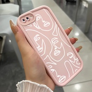 Case For OPPO A5 A3s A12E Realme C1 Three-Color Number Stick Phone Silicone Shockproof