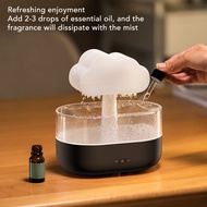 USB เครื่องกระจายกลิ่นอโรม่าเมฆฝนใช้ไฟ200มล. สำหรับโต๊ะทำงาน