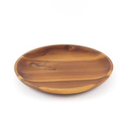 |巧木| 木製圓淺盤/餐盤/水果盤/木盤/相思木