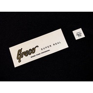 Greco Super Real Guitar Head Logo