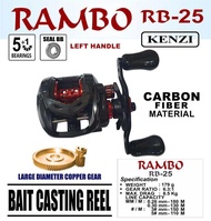 Reel Pancing Kenzi Rambo RB25 untuk Joran BC